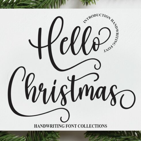 Hello Christmas | Script Font cover image.