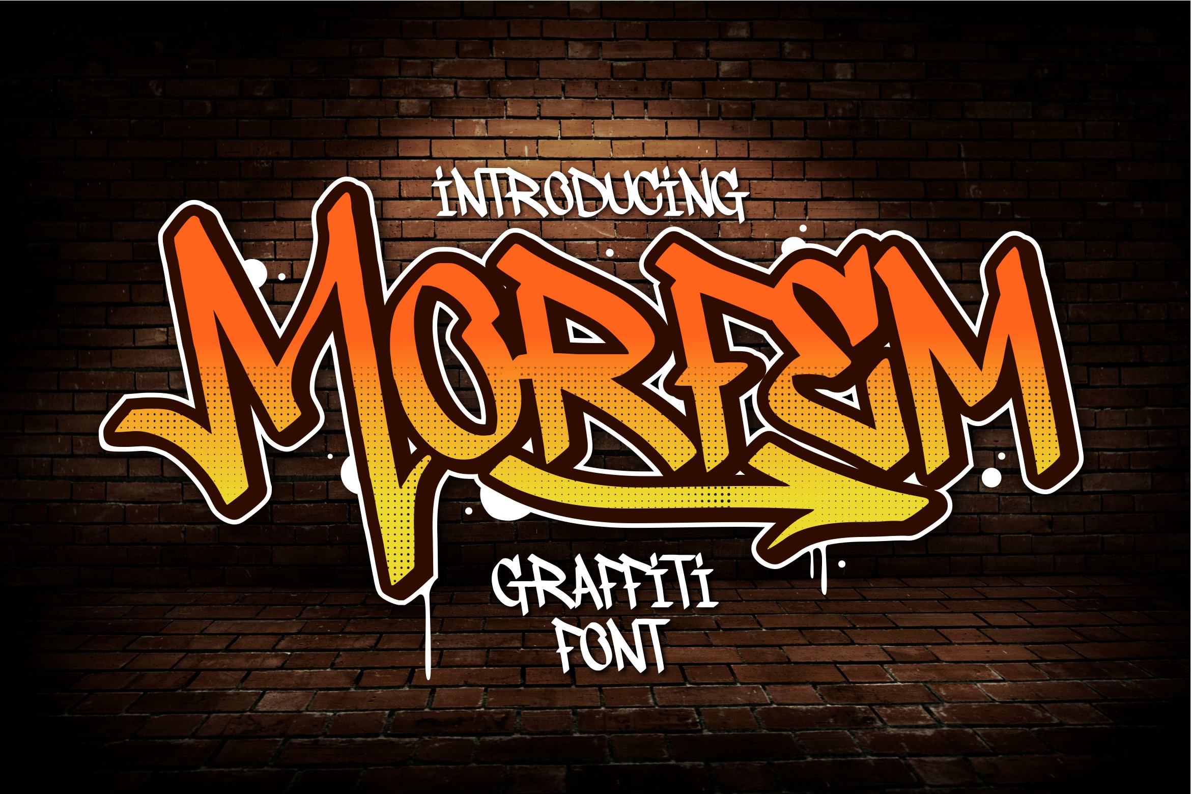 Morfem A Graffiti Tagging Font cover image.