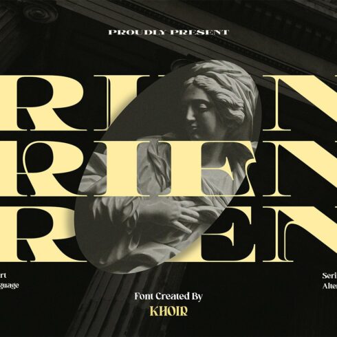 RIEN - Elegant Font cover image.