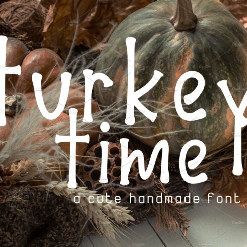 Turkey Time Handmade Font cover image.