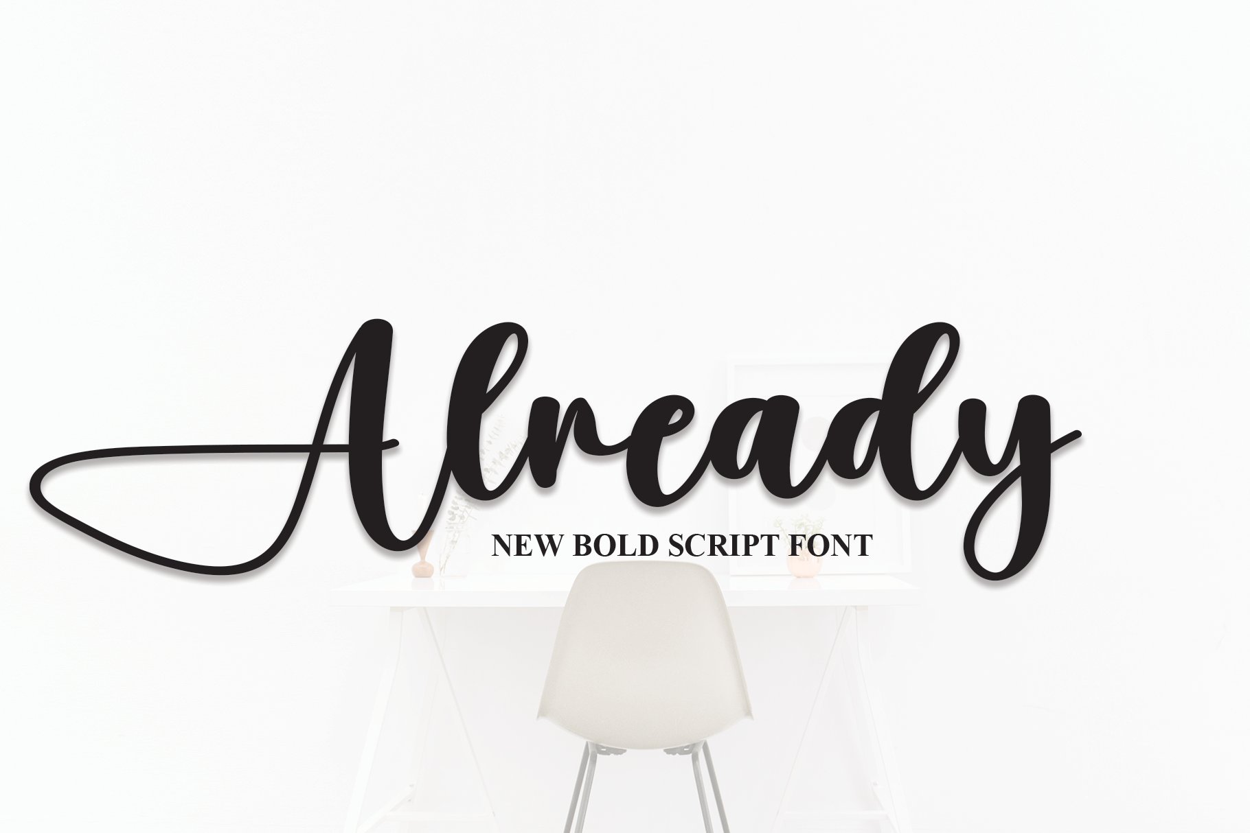 Already | Script Font cover image.