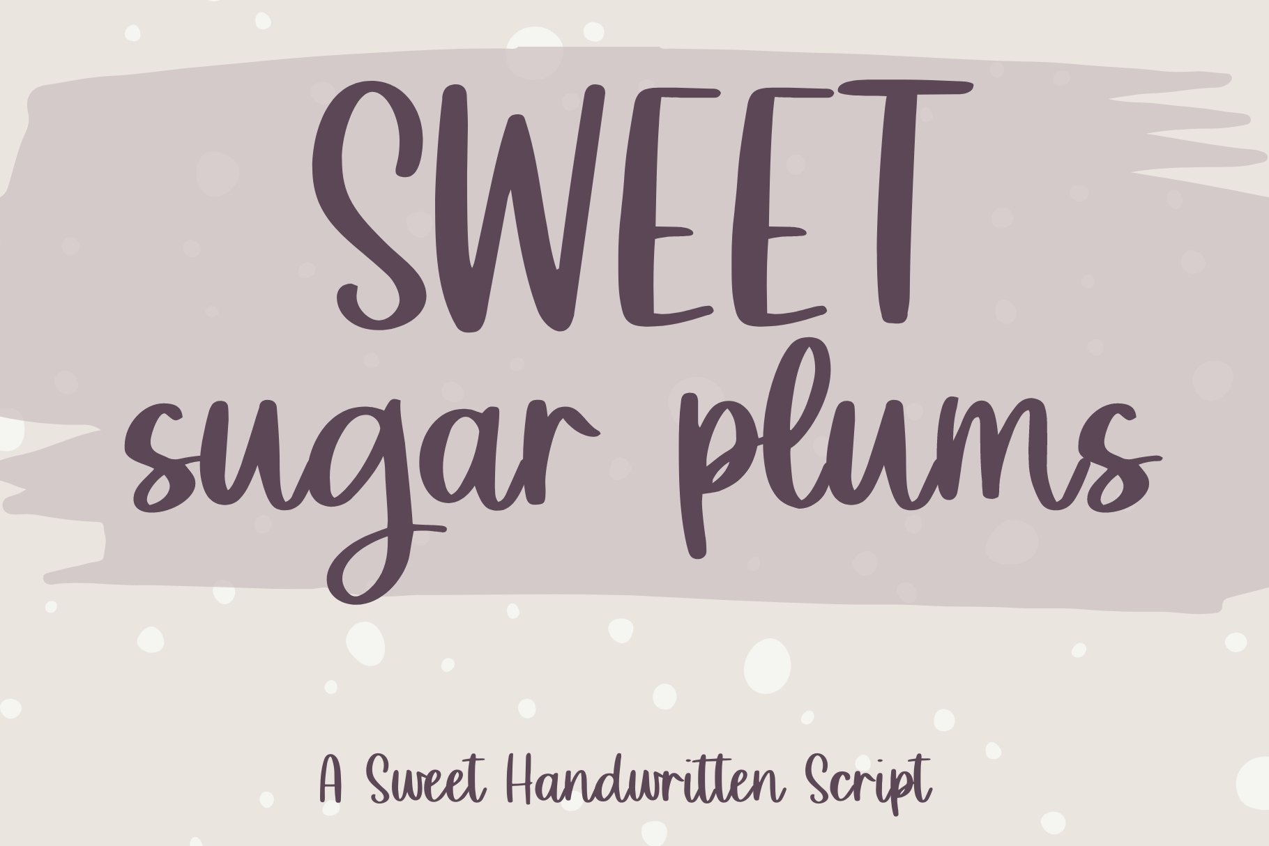 Sweet Sugar Plums - A Sweet Script cover image.