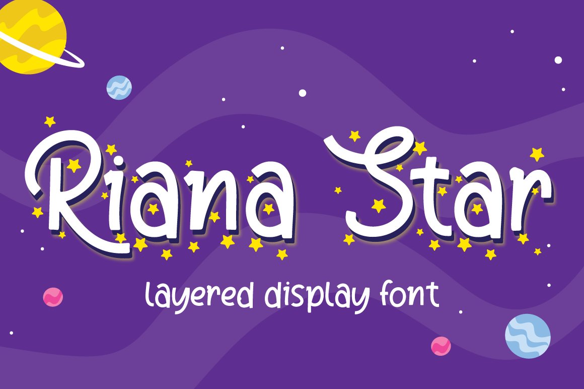 Riana Star - Display Font cover image.