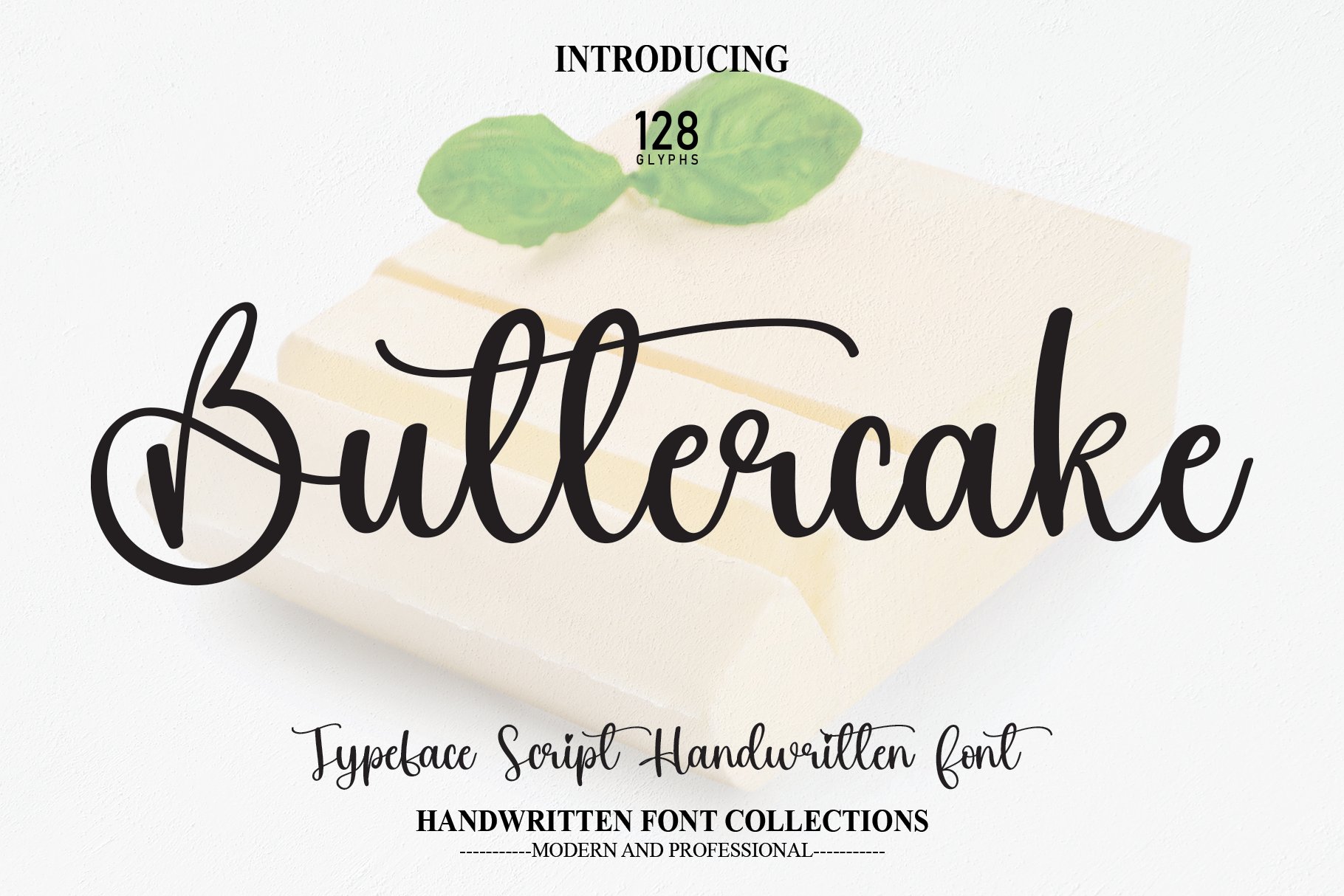 Buttercake | Script Font cover image.