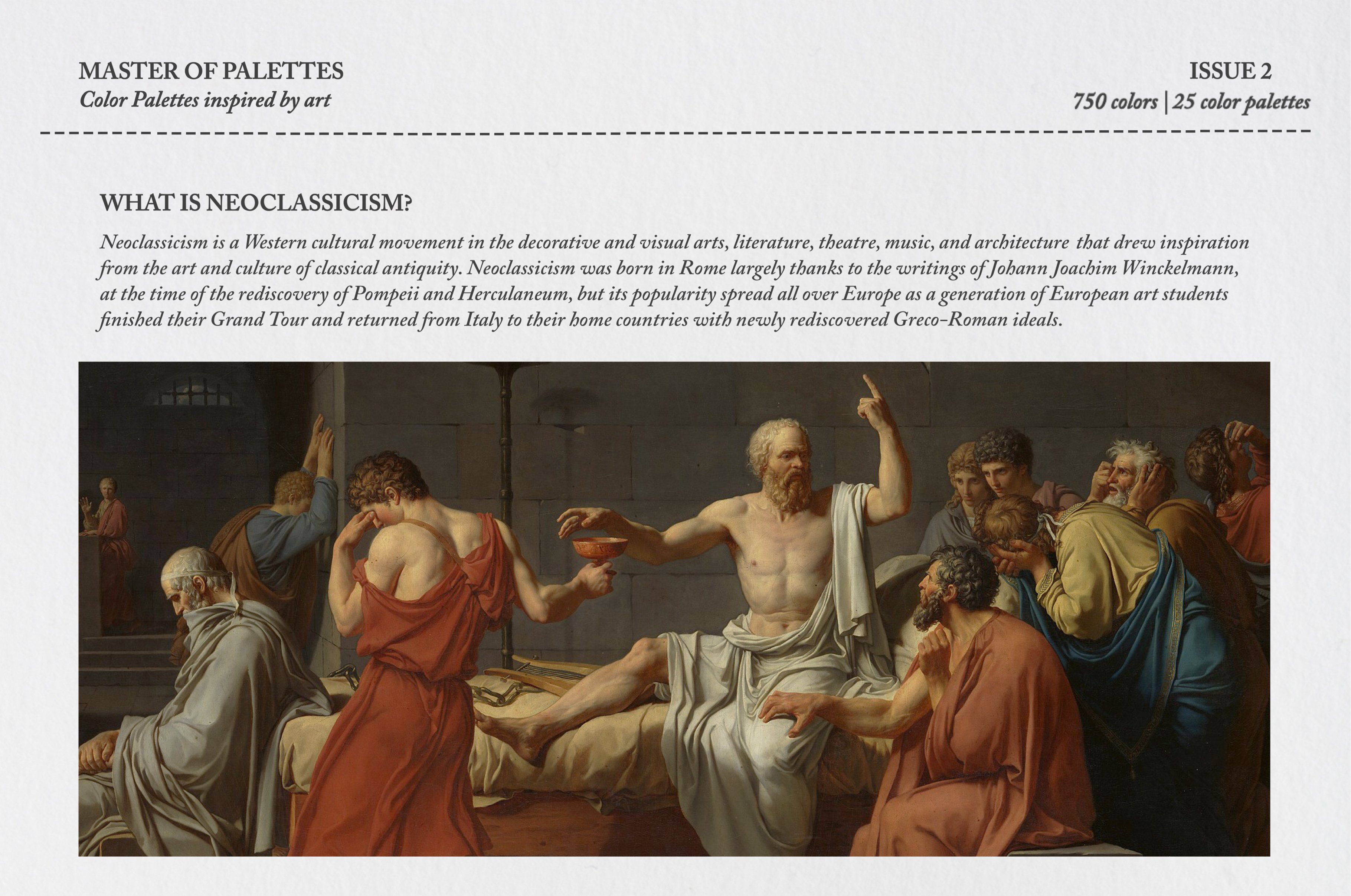 Neoclassicism Procreate Palettespreview image.