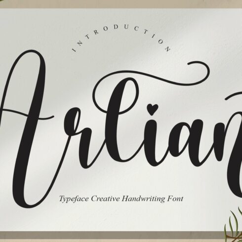 Arlian | Script Font cover image.