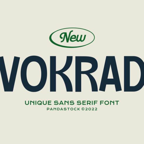 Vokrad Modern Vintage Font cover image.