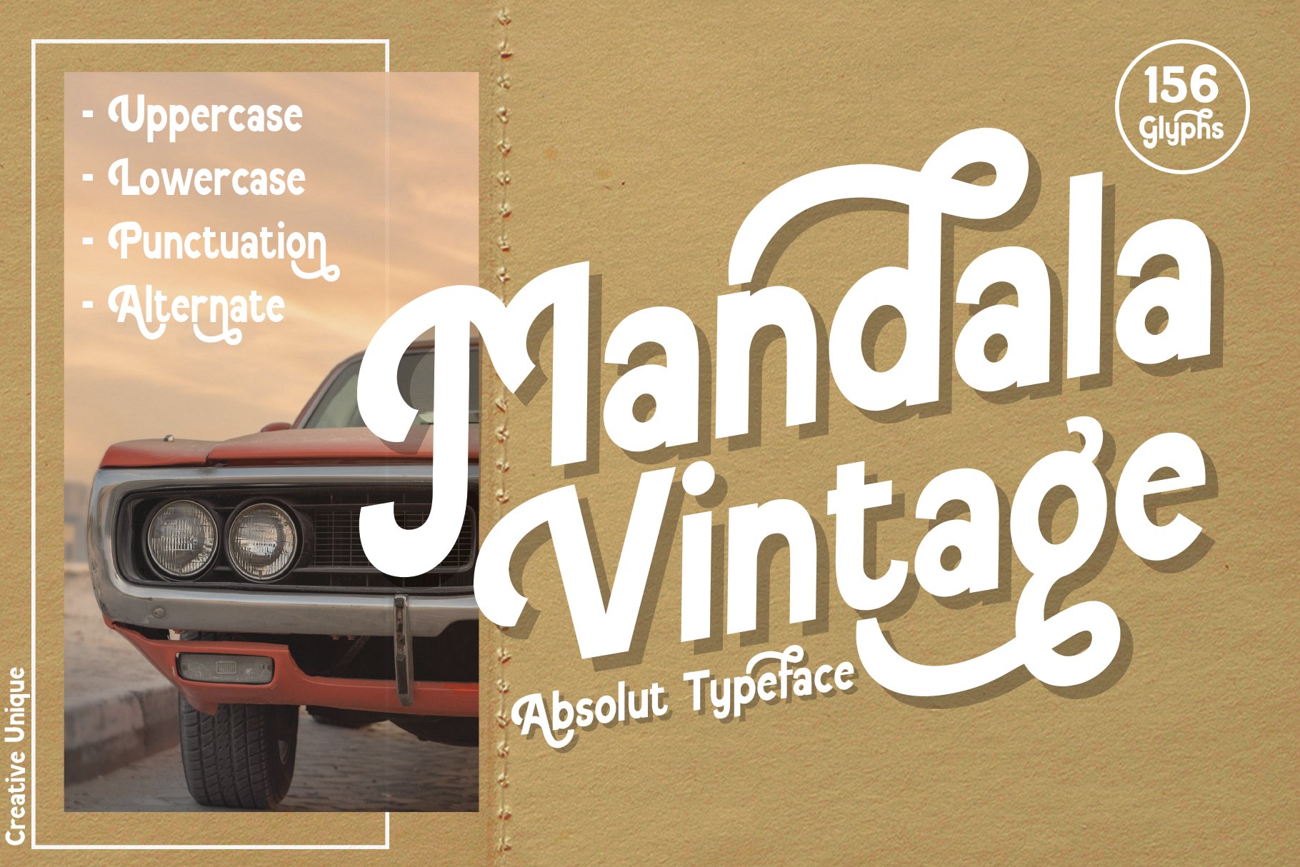 Mandala Vintage Modern/Vintage Font cover image.