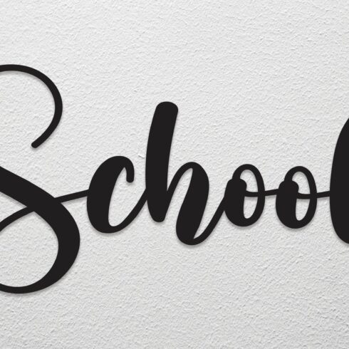 School | Script Font cover image.