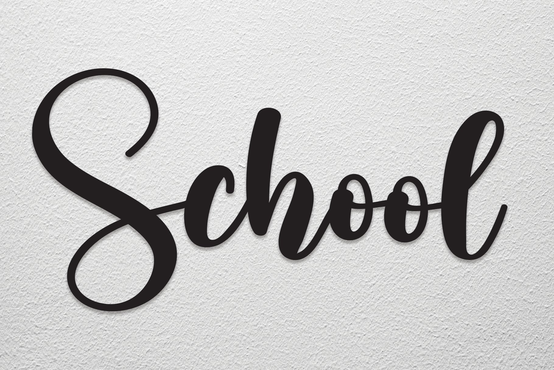 School | Script Font cover image.