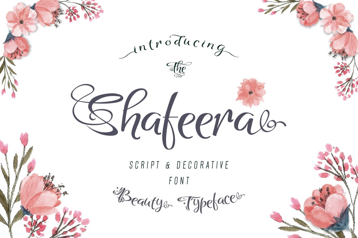 Shafeera Script Fontcover image.