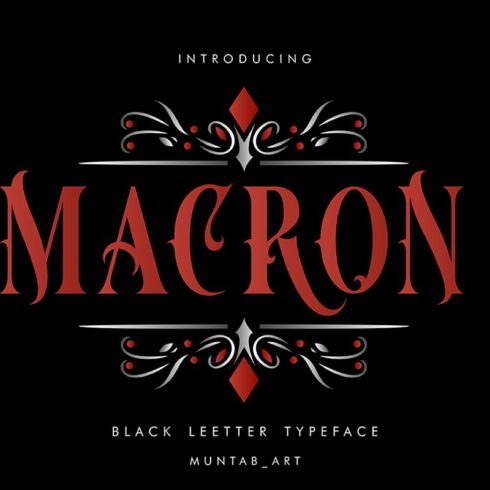 Macron | Vintorian Font cover image.