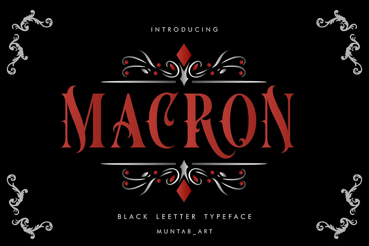 Macron | Vintorian Font cover image.