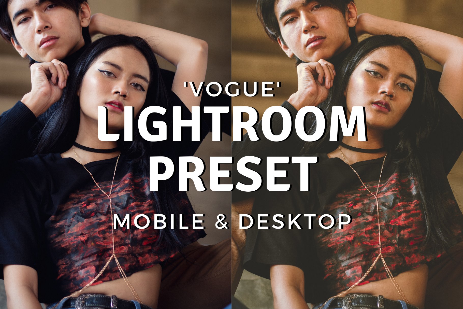 'Vogue' Lightroom Presetcover image.