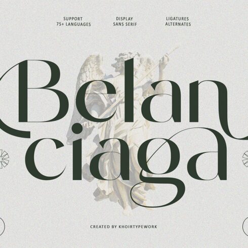 Belanciaga - Modern Sans Serif cover image.