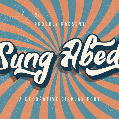 Sung Abed - Decorative Display Font cover image.