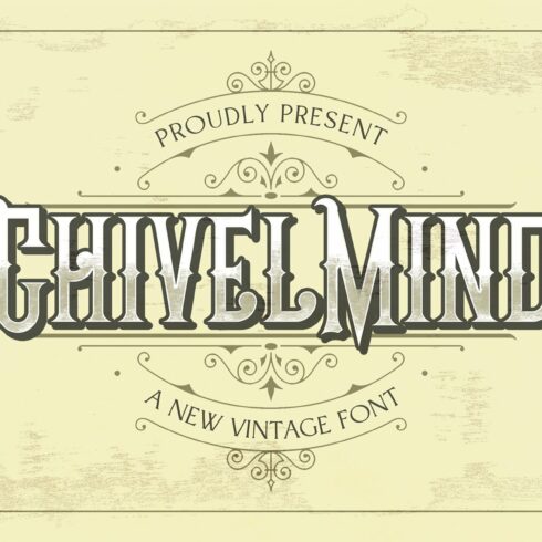 Chivel Mind - Vintage Font cover image.