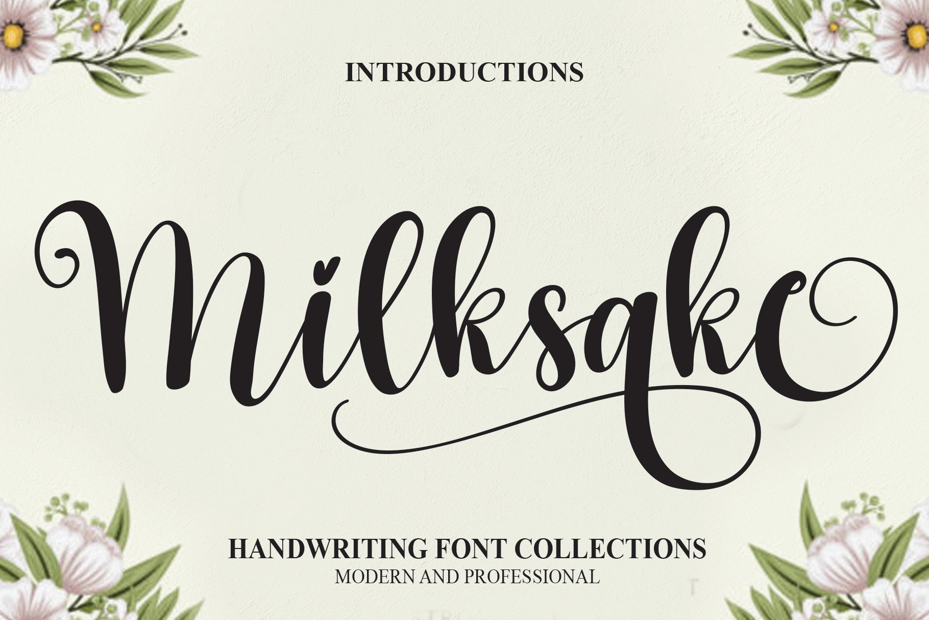 Milksake | Script Font cover image.