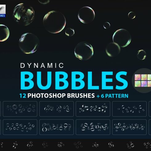Bubbles Photoshop Brushescover image.