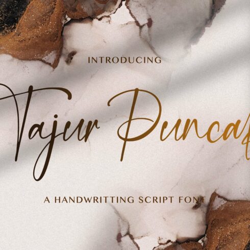 Tajur Puncak - Handwritten Font cover image.