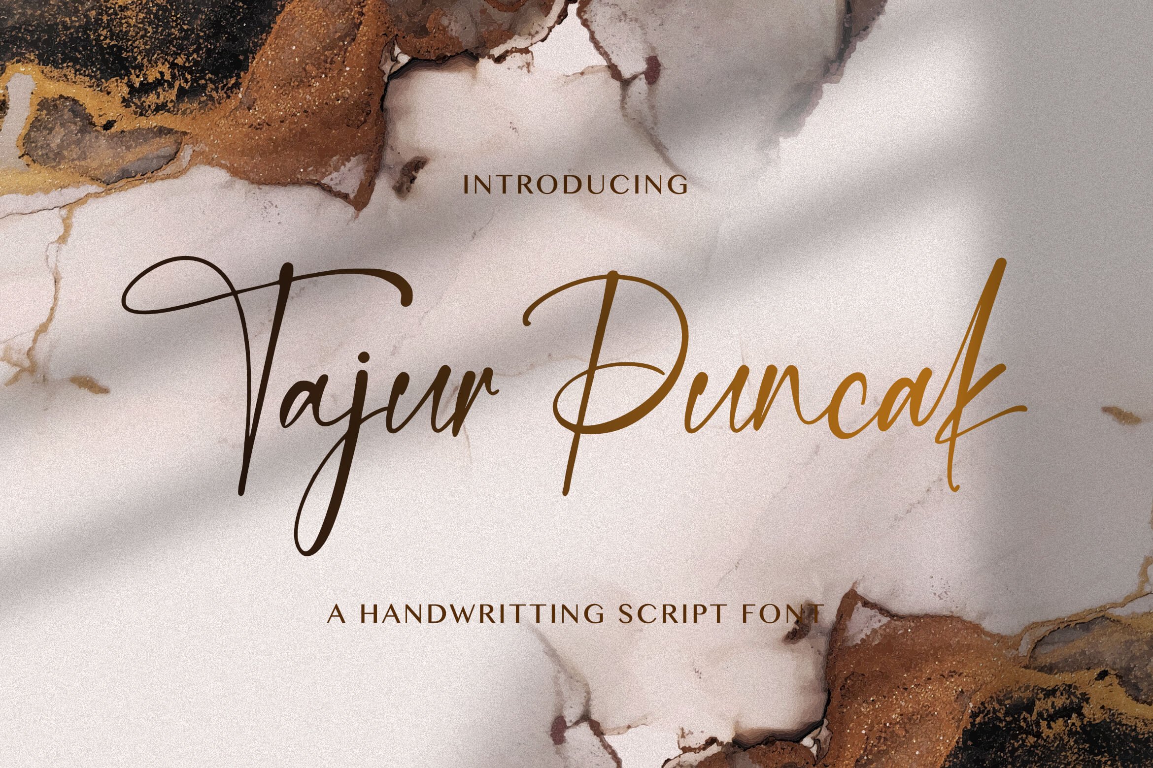 Tajur Puncak - Handwritten Font cover image.