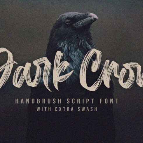 Dark Crow / Brush Font cover image.