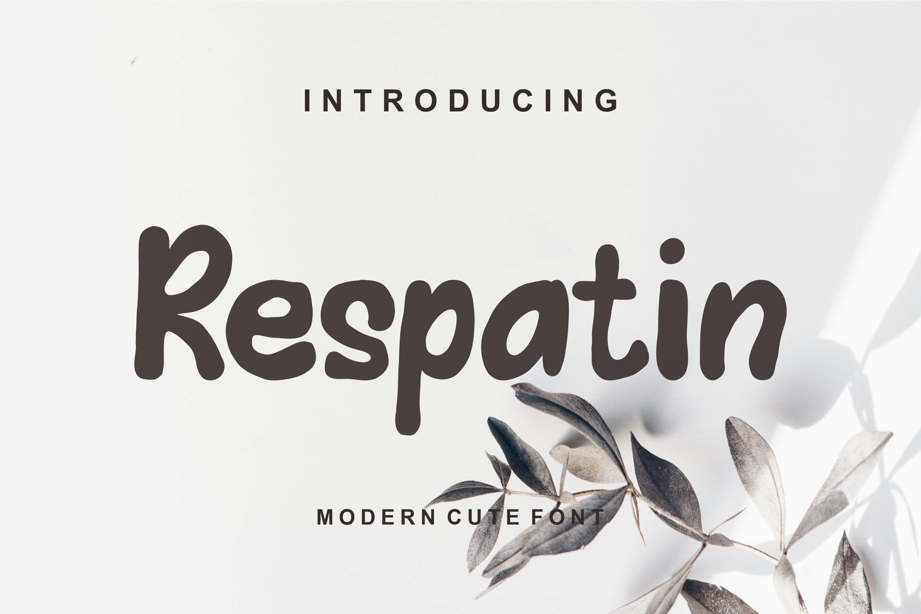 Respatin font cover image.