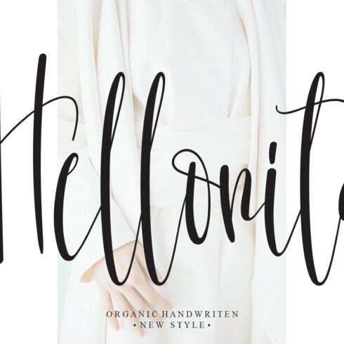 Hellonita | Script font cover image.