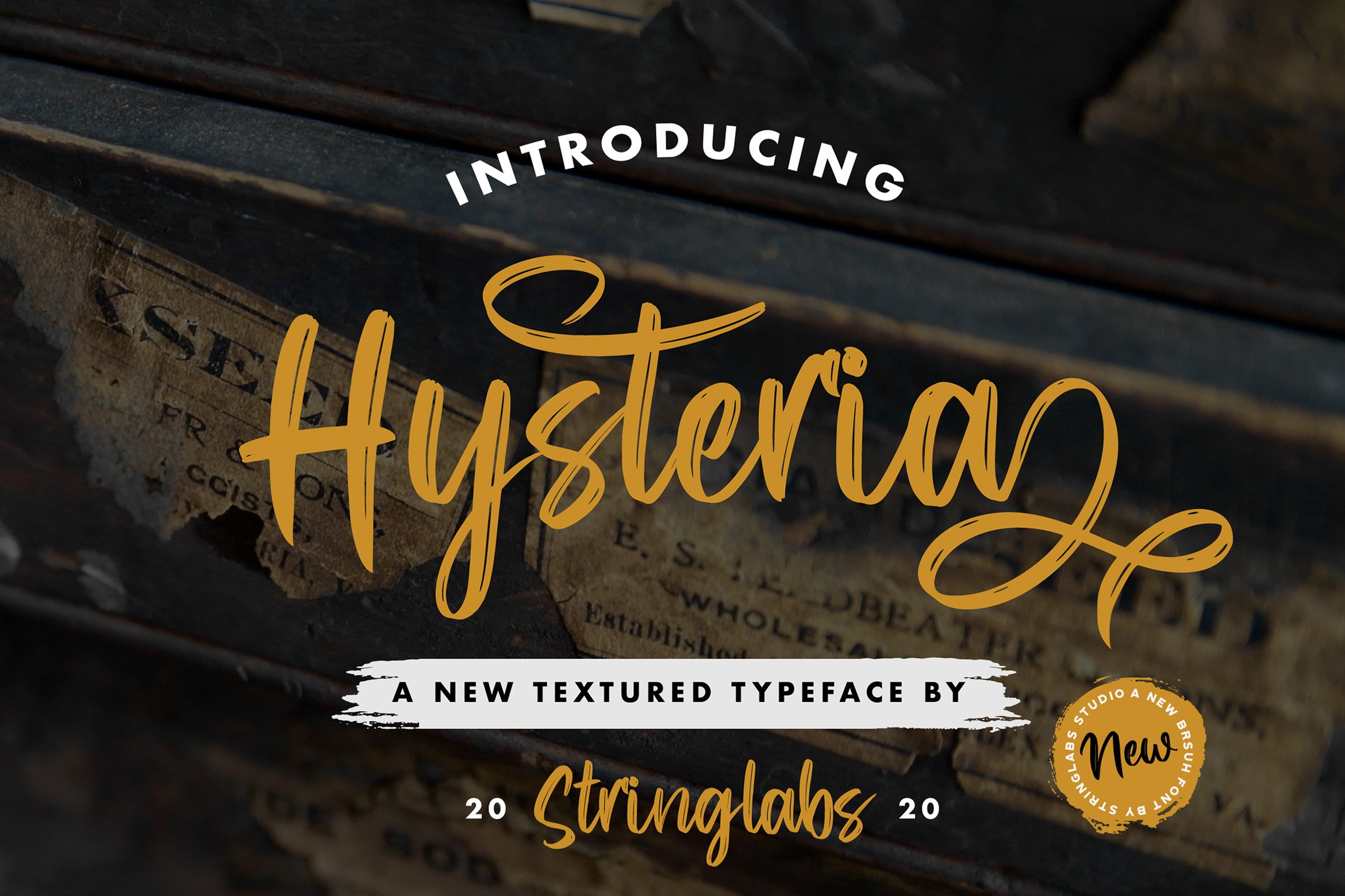Hysteria - Stylish Script Font cover image.