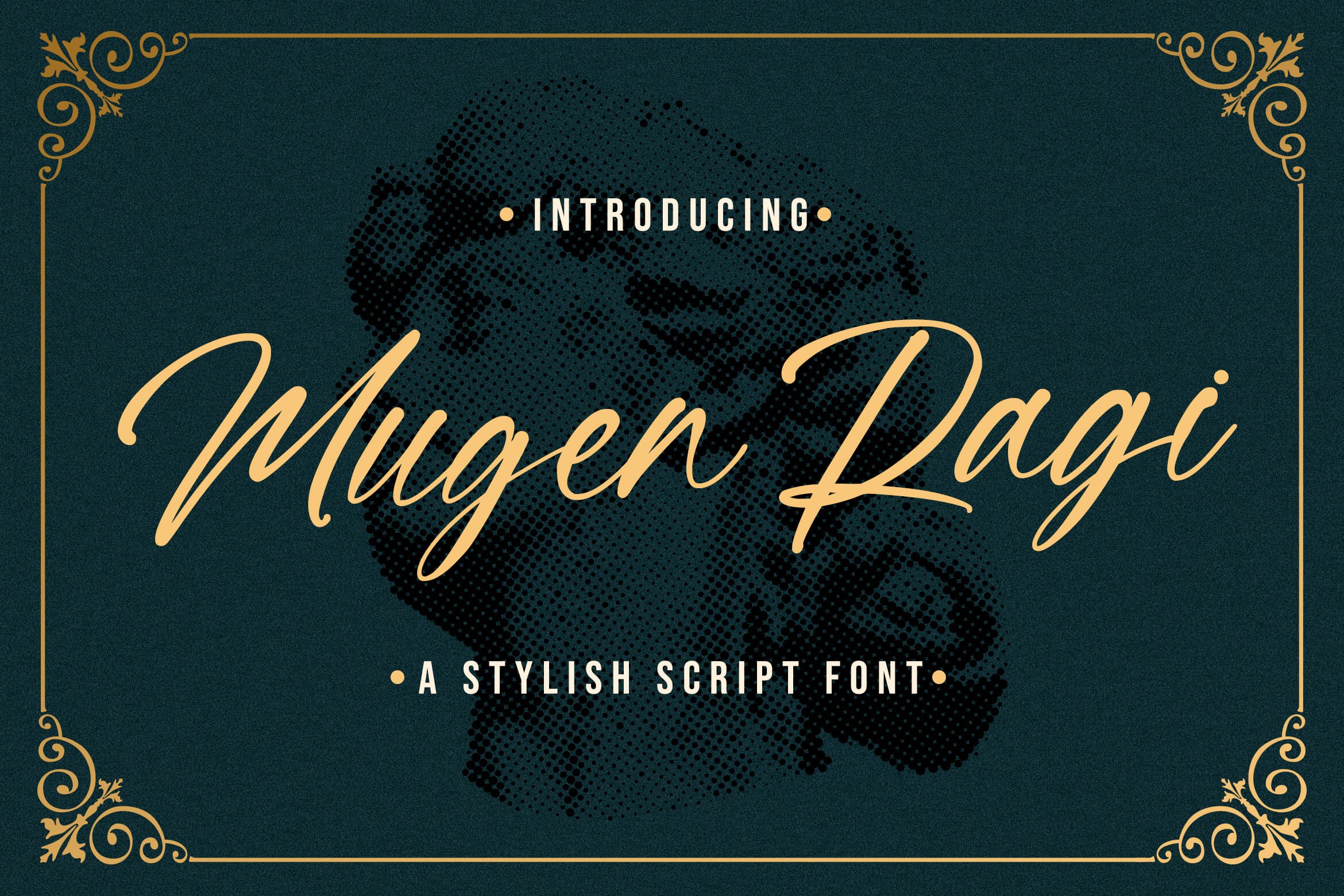 Mugen Ragi - Modern Script Font cover image.