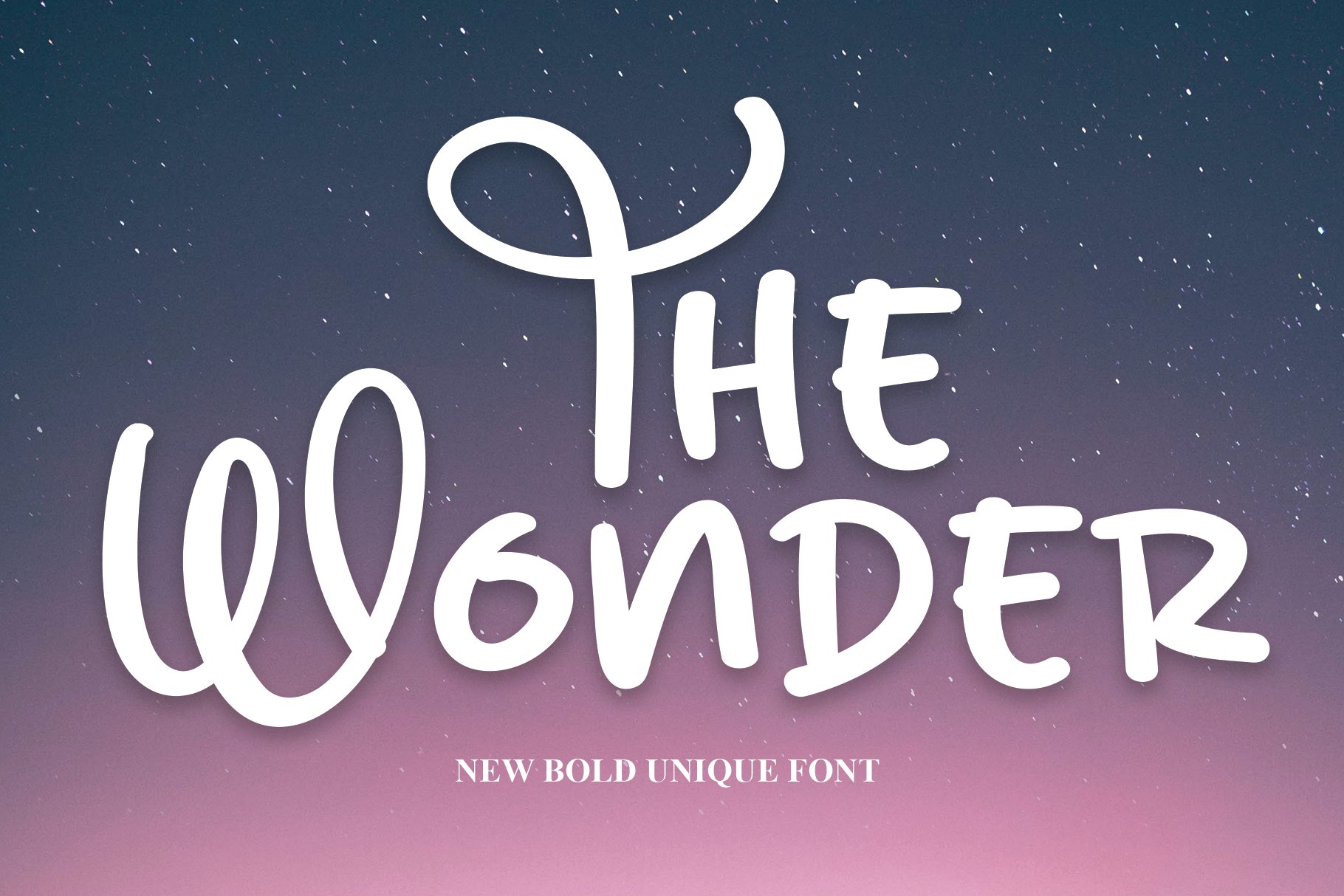 The Wonder | Script Font cover image.