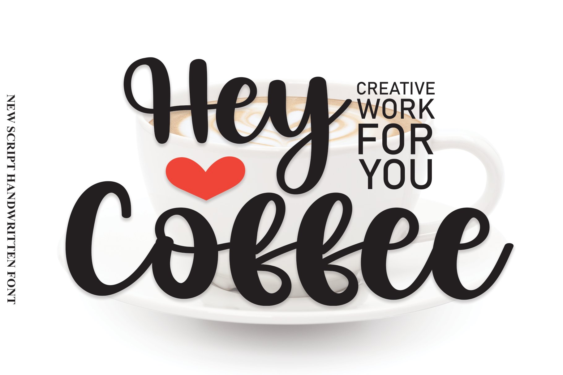 Hey Coffee | Script Font cover image.