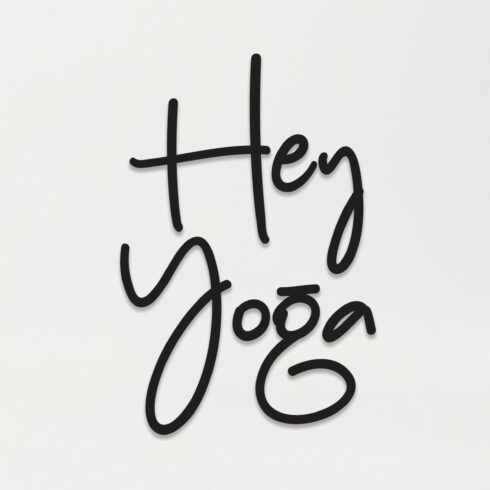 Hey Yoga | Script Font cover image.