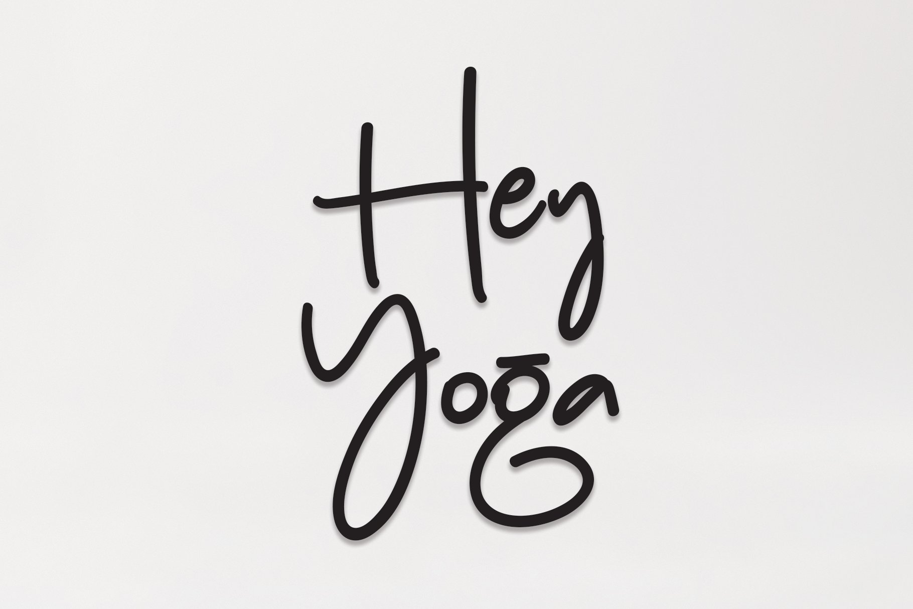 Hey Yoga | Script Font cover image.