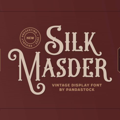 Silk Masder - Vintage Font cover image.