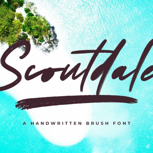 Scoutdale | Handwritten Brush Font cover image.