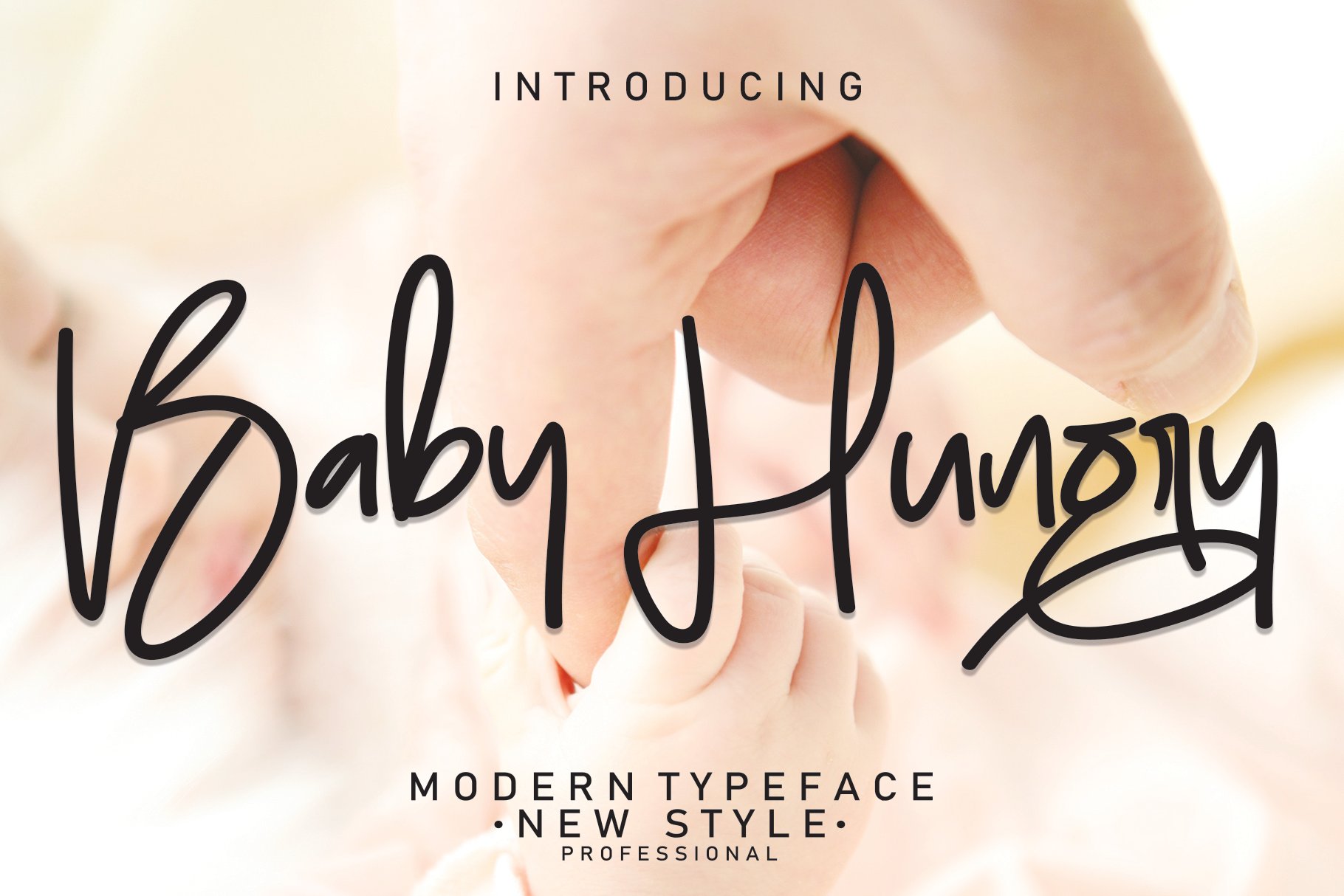 Baby Hungry | Script Font cover image.