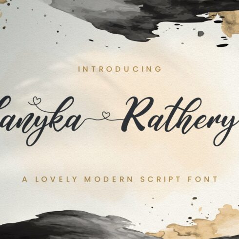 Hanyka Rathery - Lovely Script Font cover image.