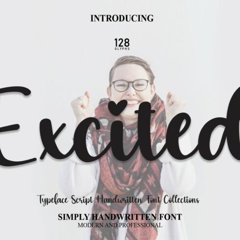 Excited | Script Font cover image.