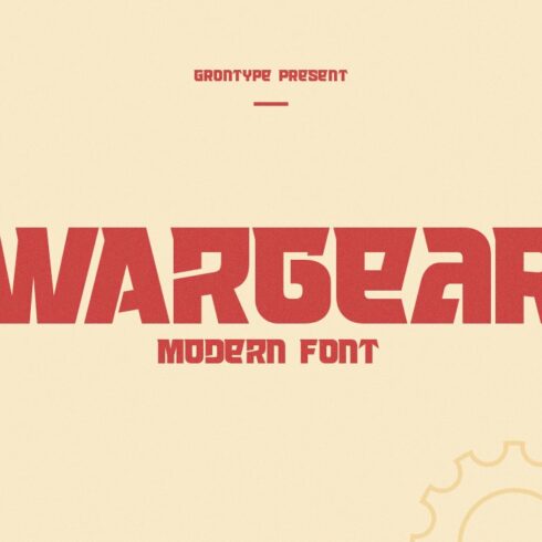 Wargear Font cover image.