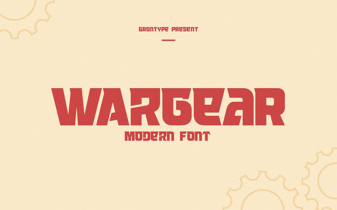 Wargear Font cover image.