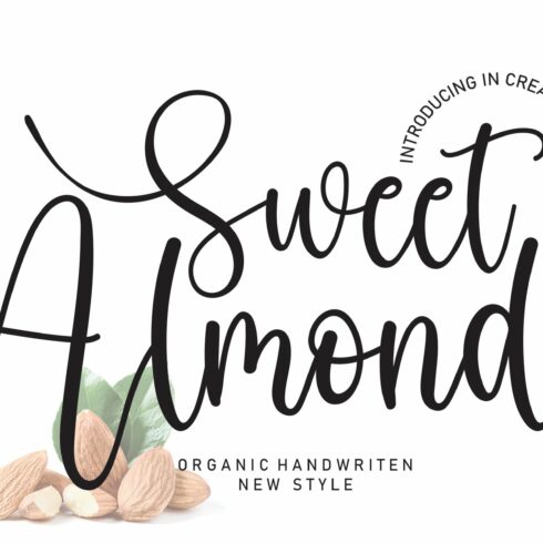 Sweet Almond | Script Font cover image.