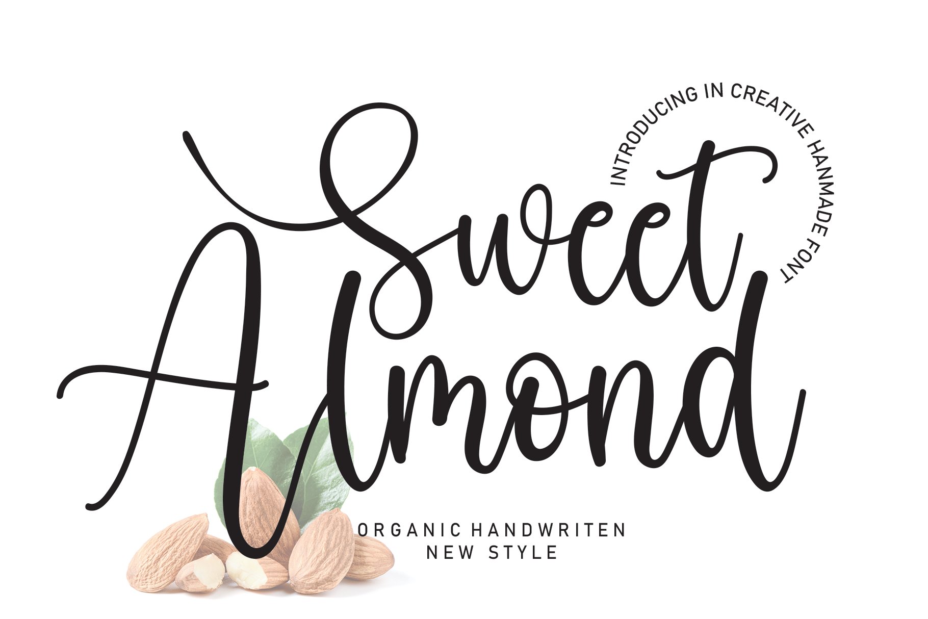 Sweet Almond | Script Font cover image.