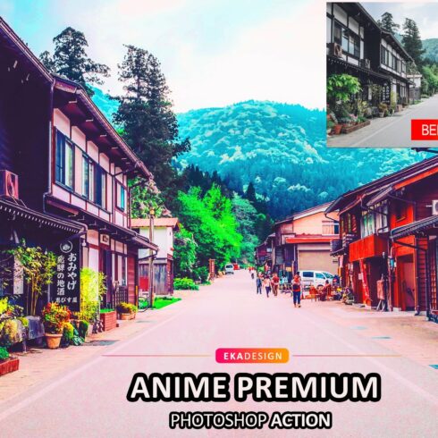 Anime Premium Photoshop Actioncover image.