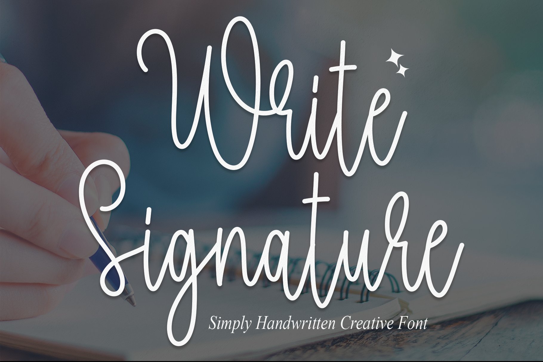 Write Signature | Script Font cover image.