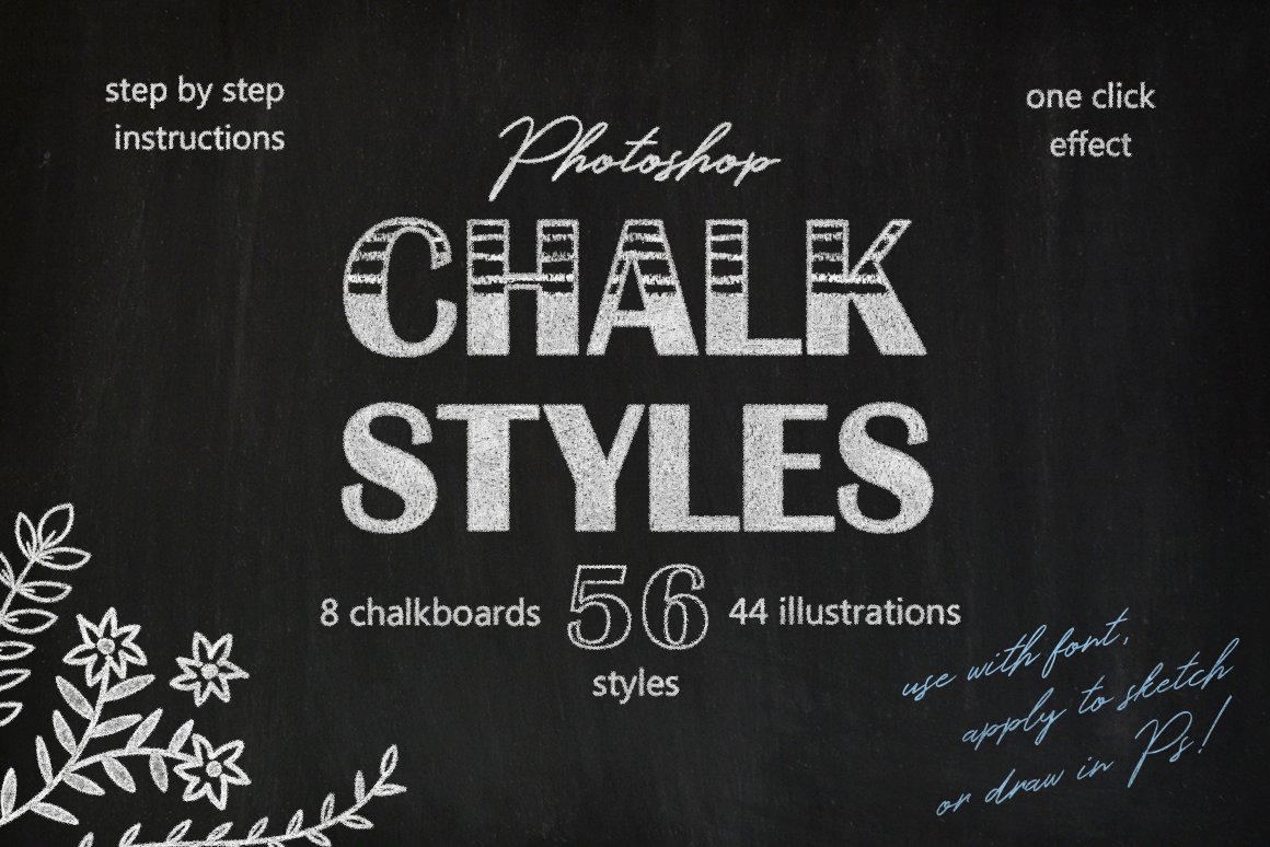 Chalk Styles for Photoshopcover image.