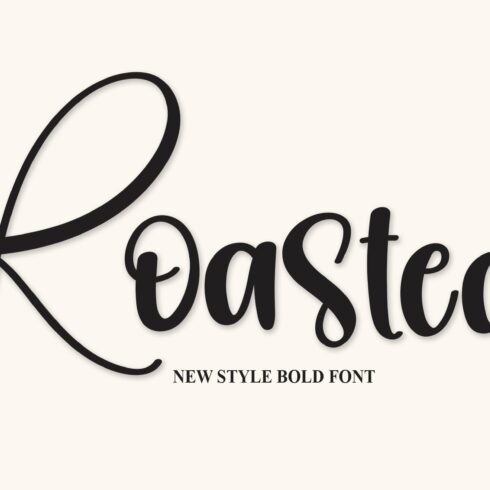 Roasted | Script Font cover image.