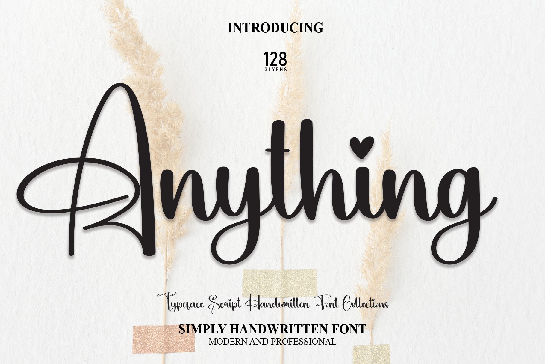 Anything | Script Font cover image.