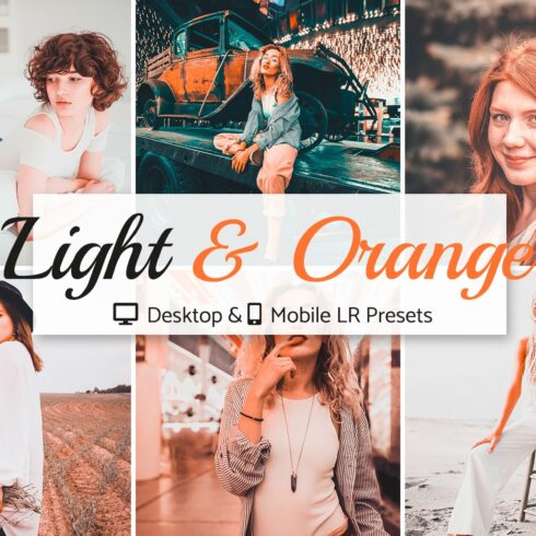 25% OFF Light & Orange Presets Packcover image.