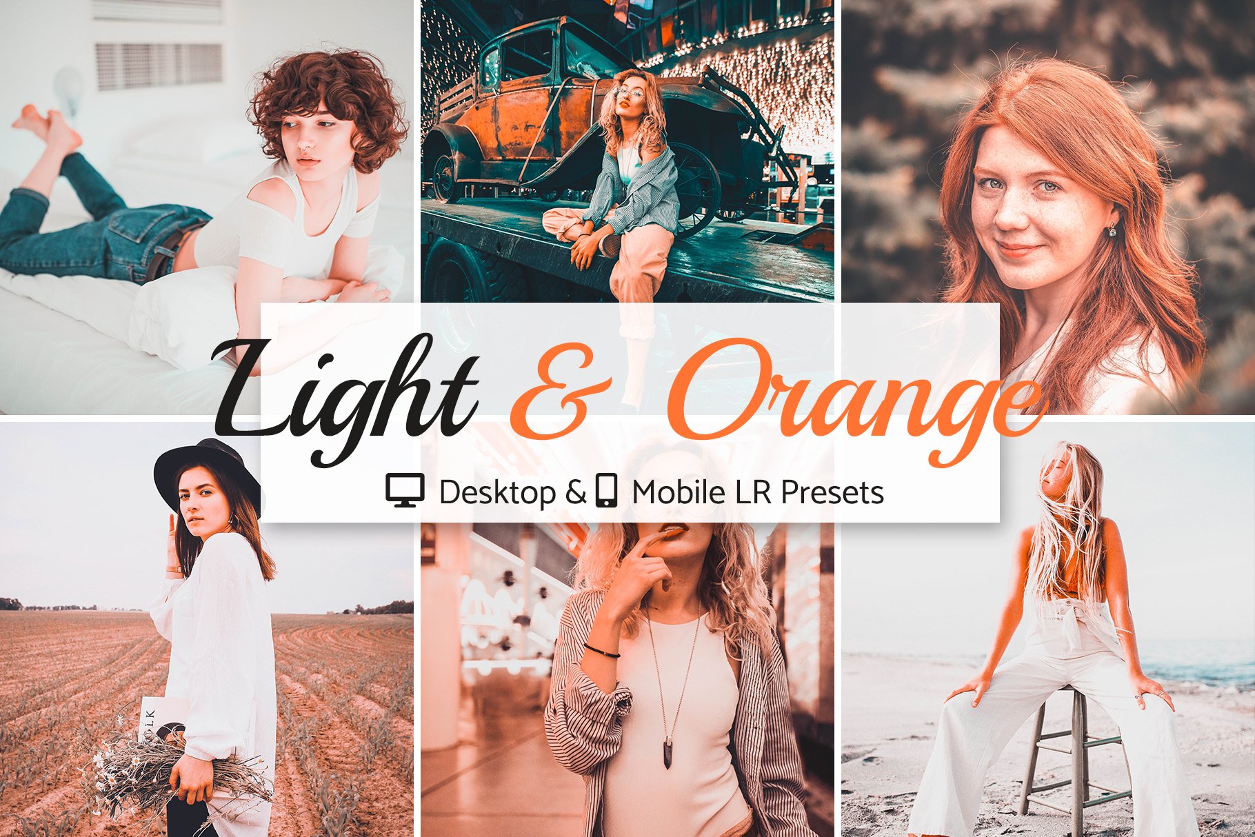 25% OFF Light & Orange Presets Packcover image.